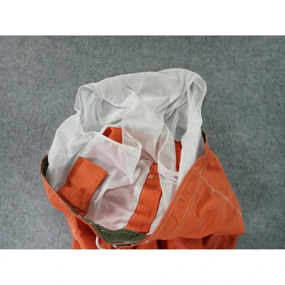 Vintage Polo Ralph Lauren Swim Trunks Mens XL Cargo Orange Lined Pony - Picture 9 of 11